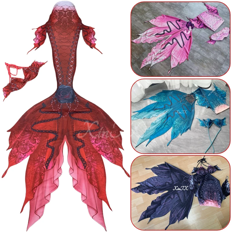 Aquarium & Marine Museum Ums - Mermaid Tail Dark Gothic Style Adult