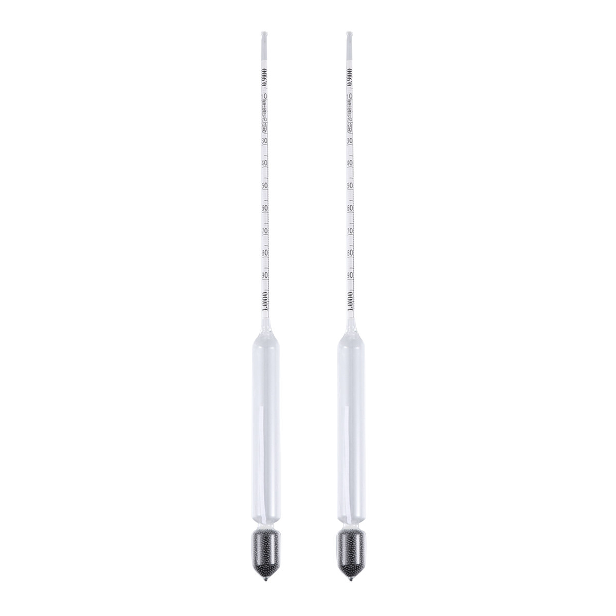 Marine Aquarium Hydrometer - 2Pcs Premium Glass Float Hydrometer Densitometer