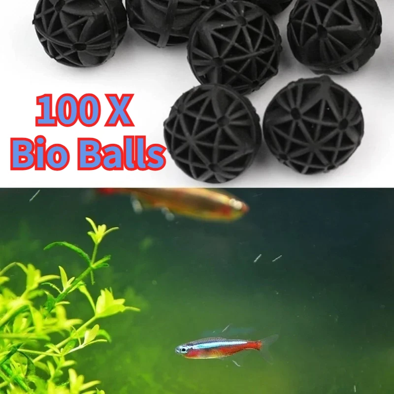 Marine Aquarium Home - 50/100Pcs Home Aquarium Pond Bio Balls