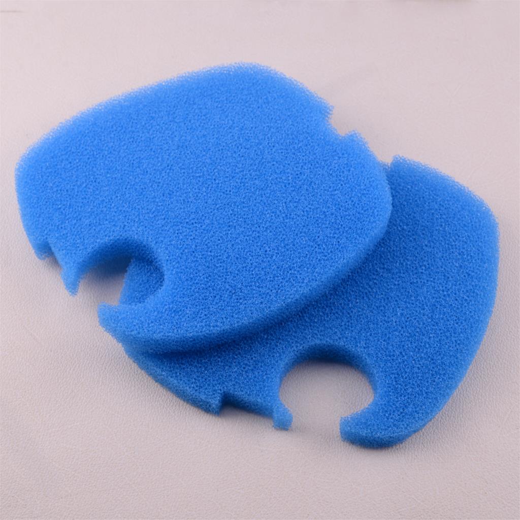 Marine Aquarium Hardscape - LETAOSK 2Pcs Blue Aquarium Filter Pad