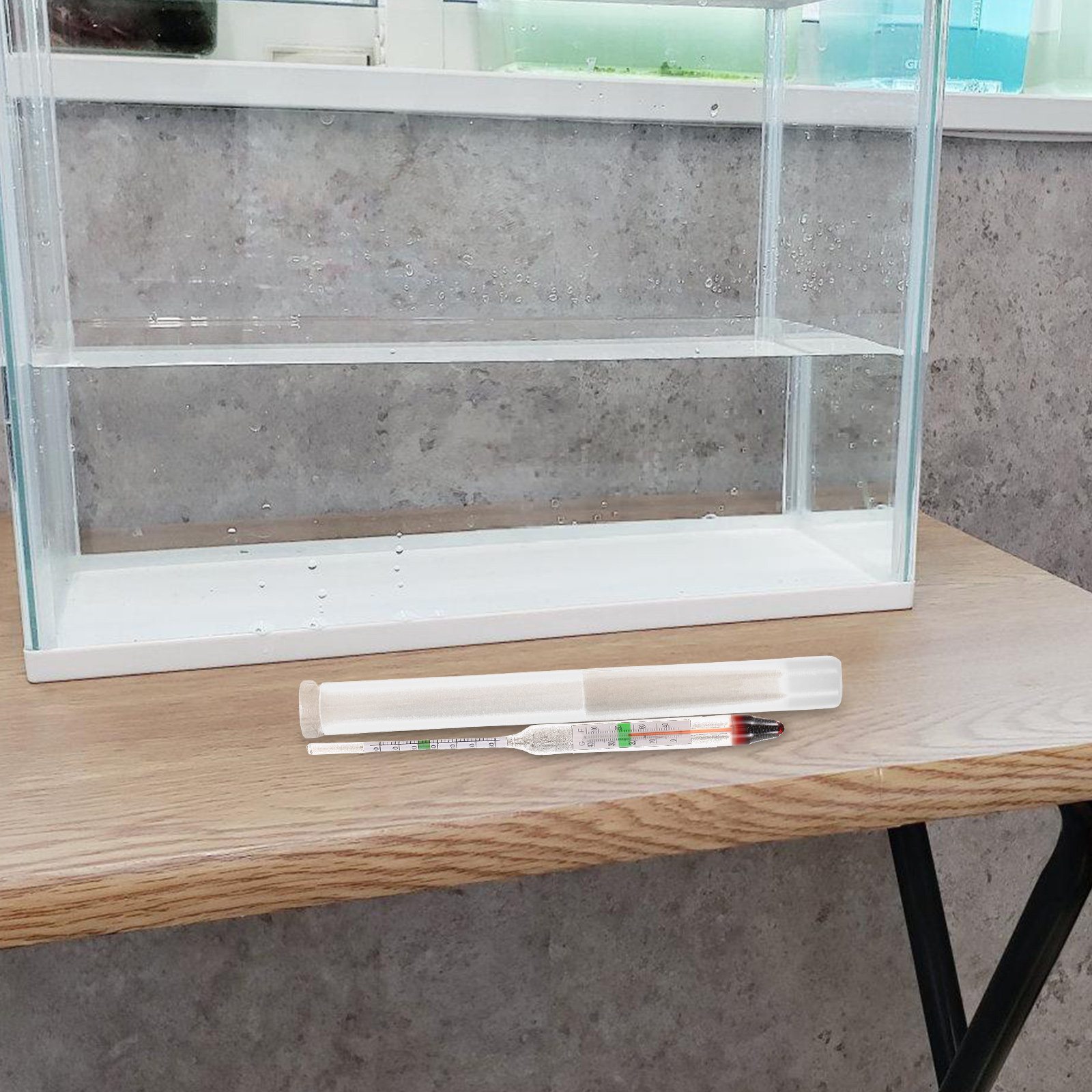 Marine Aquarium Hydrometer - 1Set Reliable Salinity Hydrometer Glass Body