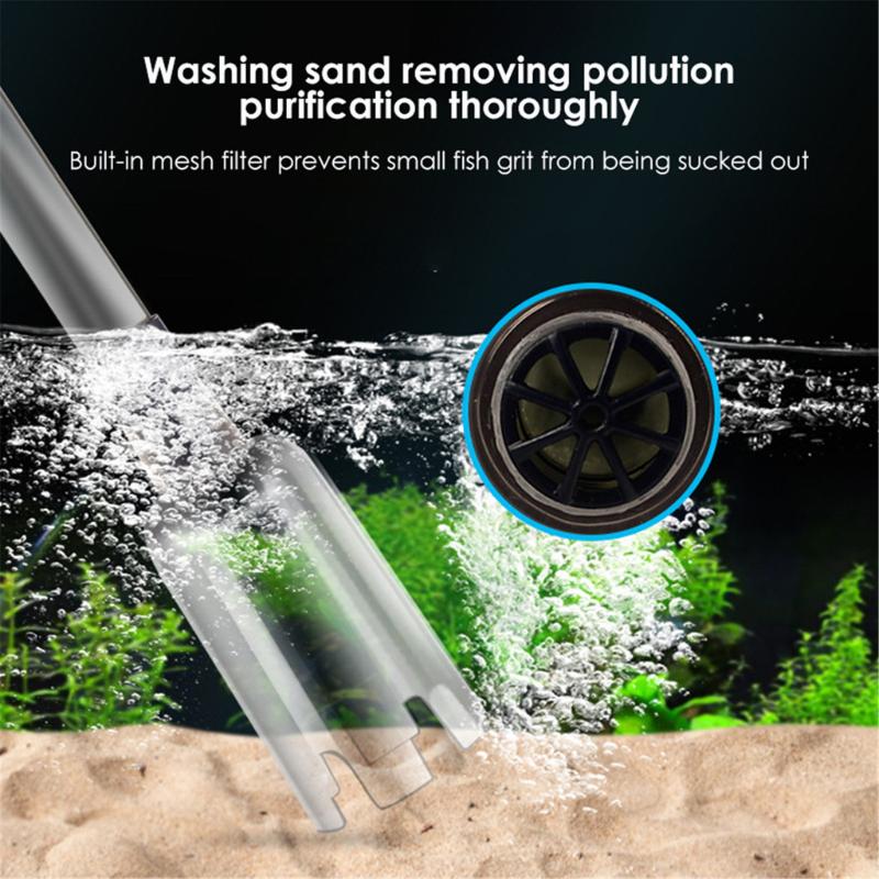 220V Powerful Suction Aquarium - огляд і ціна Aquarium Marine Sand