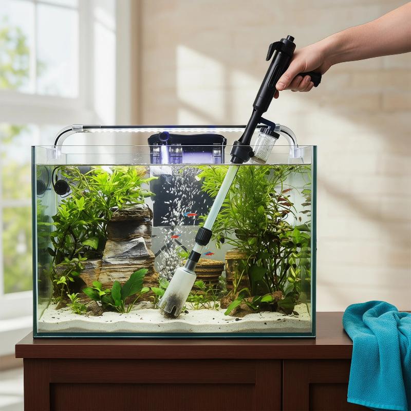 220V Powerful Suction Aquarium - огляд і ціна Aquarium Marine Sand