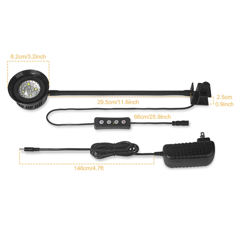 30W Aquarium LED Reef Light Di - огляд і ціна Marine Aquarium Timing