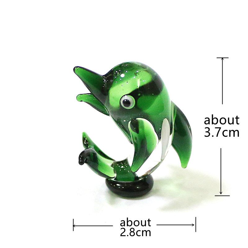 Handmade Mini Glass Dolphin Fi - огляд і ціна Marine Aquarium Home
