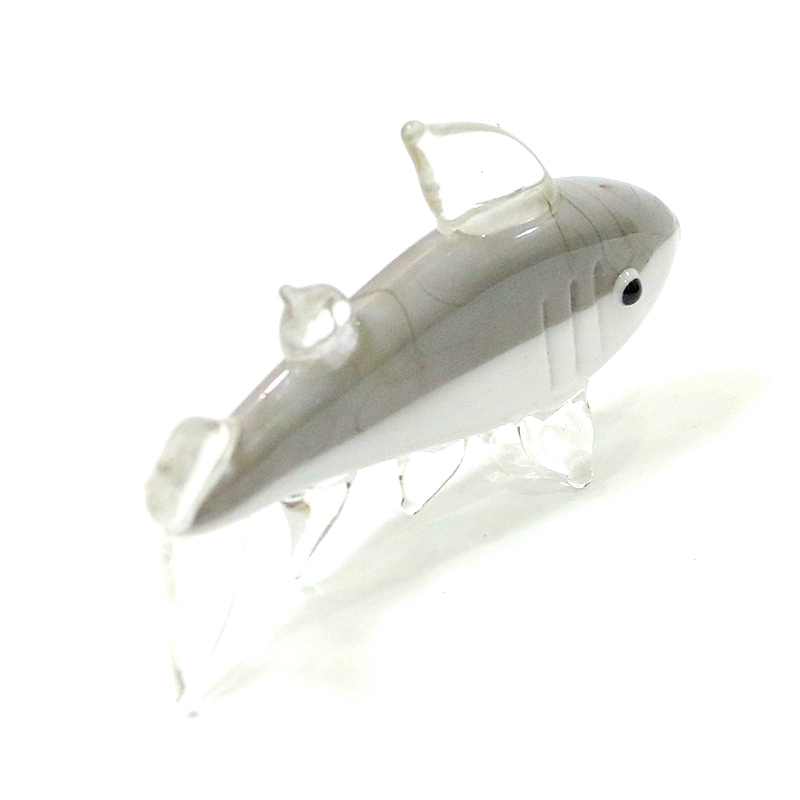 Gray Murano Glass Shark Figuri - огляд і ціна Marine Aquarium Home