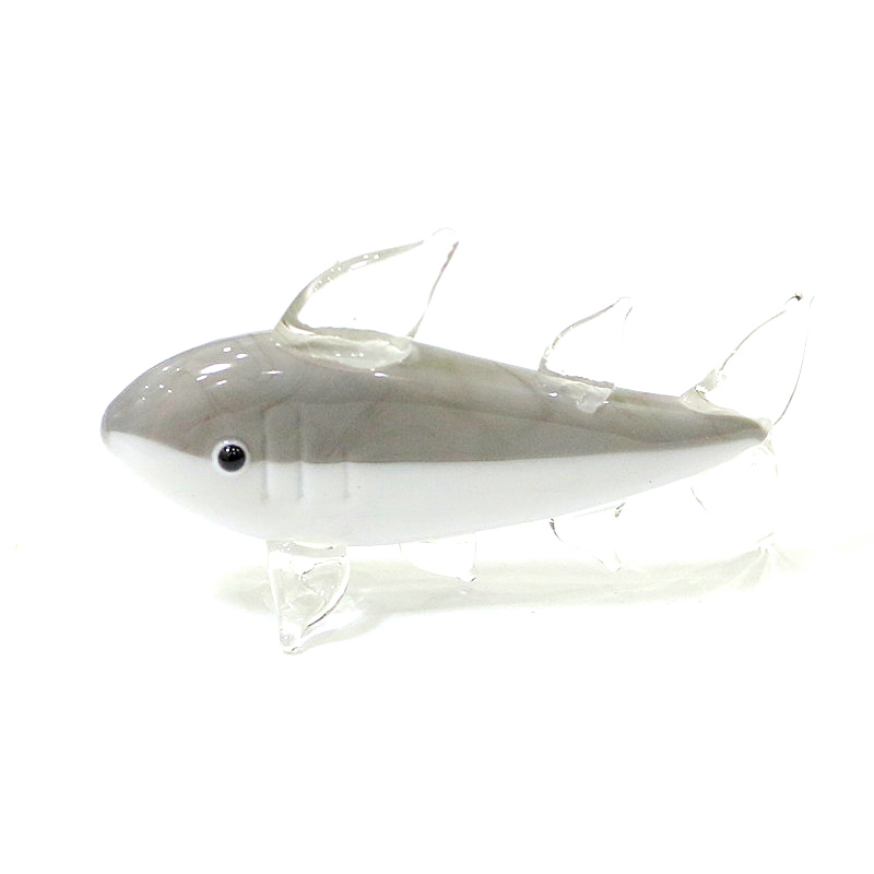 Gray Murano Glass Shark Figuri - огляд і ціна Marine Aquarium Home