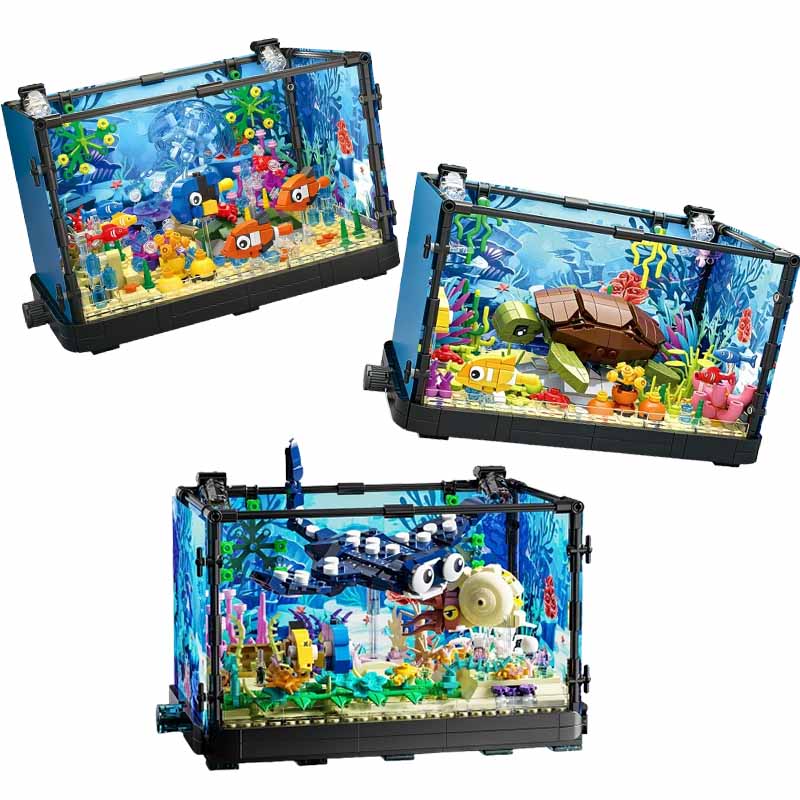 Fish Tank Building Block Set w - огляд і ціна Marine Aquarium Home