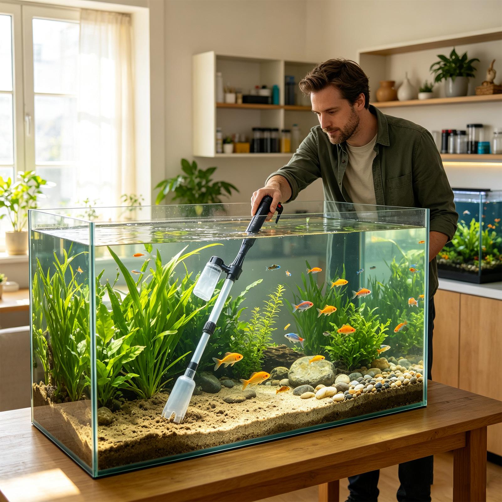 Gravel Vacuum for Aquarium Tel - огляд і ціна Aquarium Marine Sand