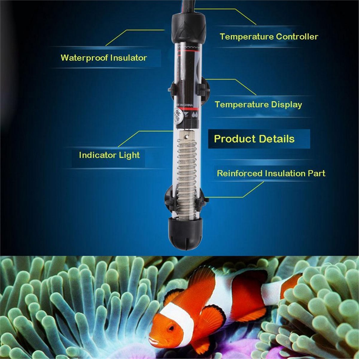 (A02R] Submersible Aquarium He - огляд і ціна Aquarium & Marine Museum Ums