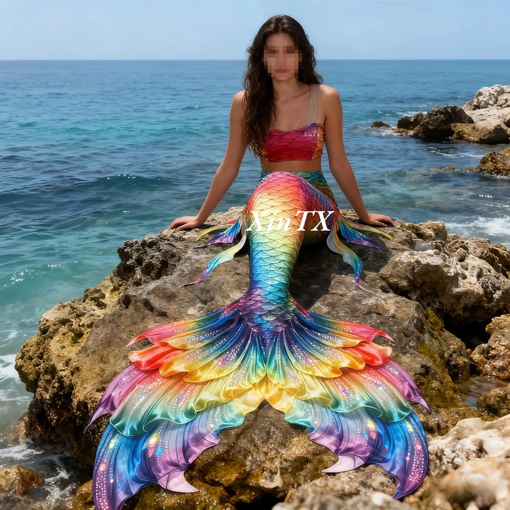 Mermaid tail rainbow-colored l - огляд і ціна Aquarium & Marine Museum Ums