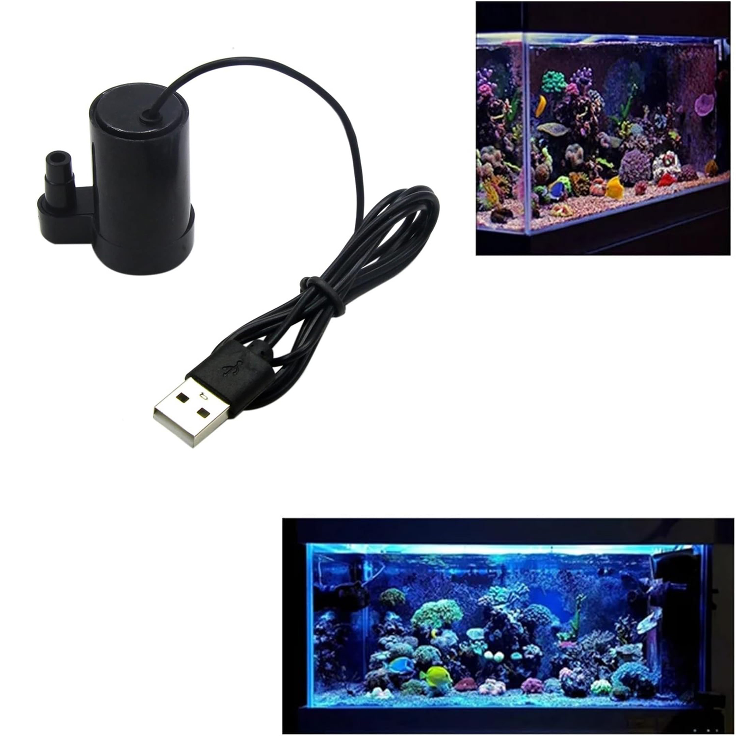 1/2pc DC 3-5V USB Micro Submer - огляд і ціна Marine Aquarium Hydrometer