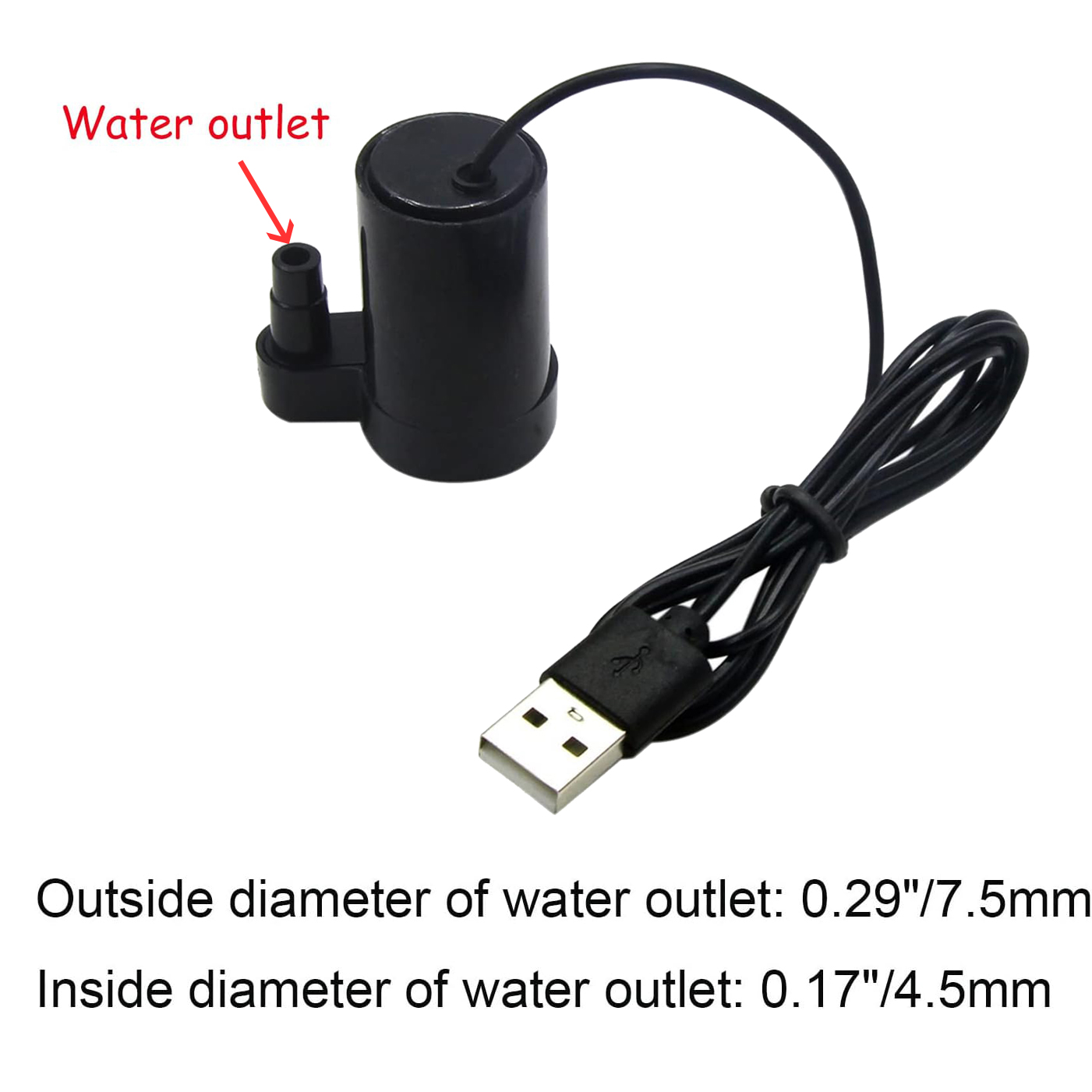 1/2pc DC 3-5V USB Micro Submer - огляд і ціна Marine Aquarium Hydrometer