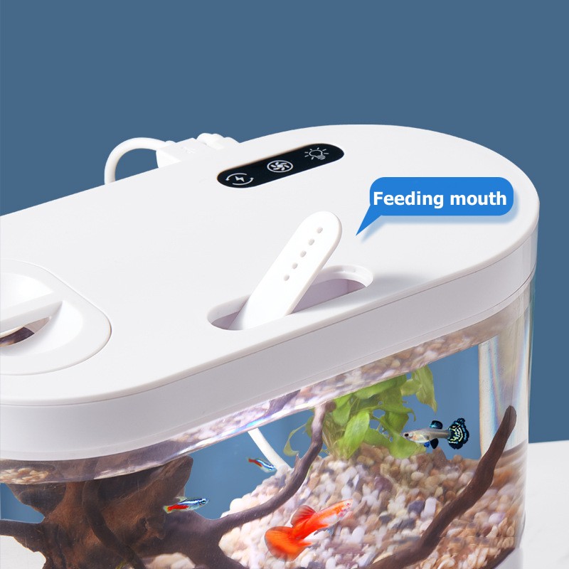 Mini Desktop Aquarium Fish Tan - огляд і ціна Marine Aquarium Water Change