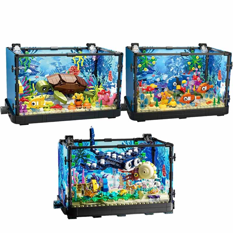 Fish Tank Building Block Set w - огляд і ціна Aquarium Marine Fishes