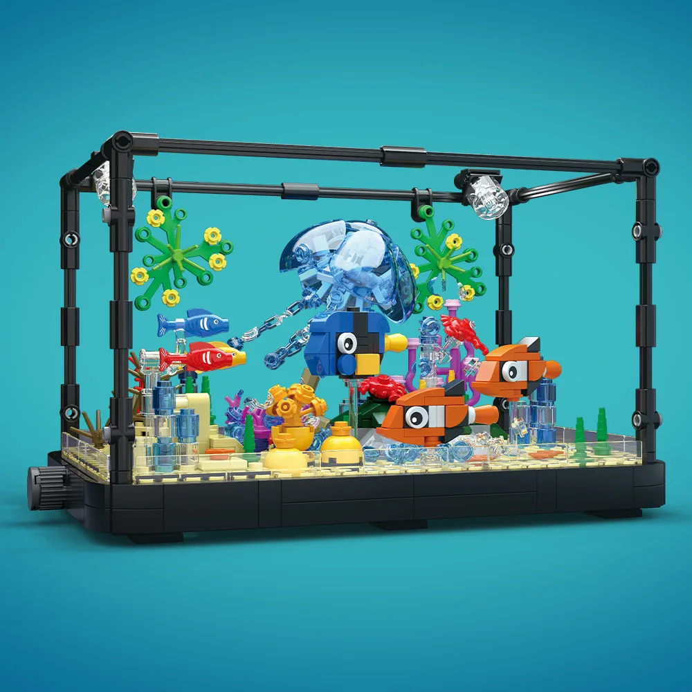 Fish Tank Building Block Set w - огляд і ціна Aquarium Marine Fishes