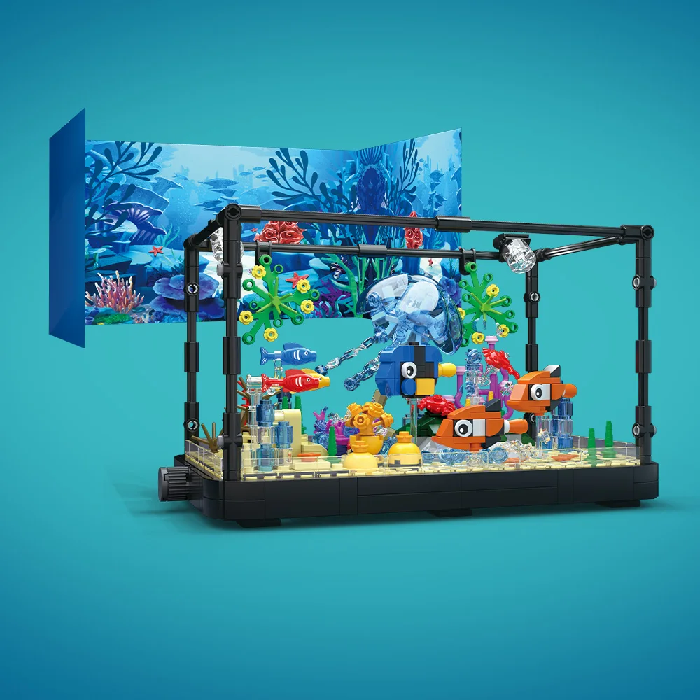 Fish Tank Building Block Set w - огляд і ціна Aquarium Marine Fishes