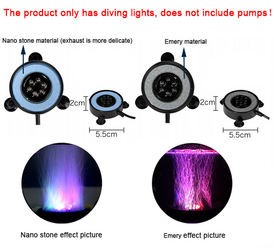 LED Aquarium Air Bubble Light  - огляд і ціна Marine Aquarium Water Change