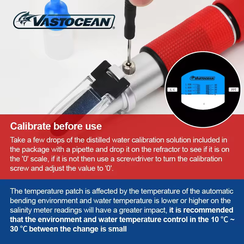 Vastocean Saltwater Refractome - огляд і ціна Marine Aquarium Hydrometer