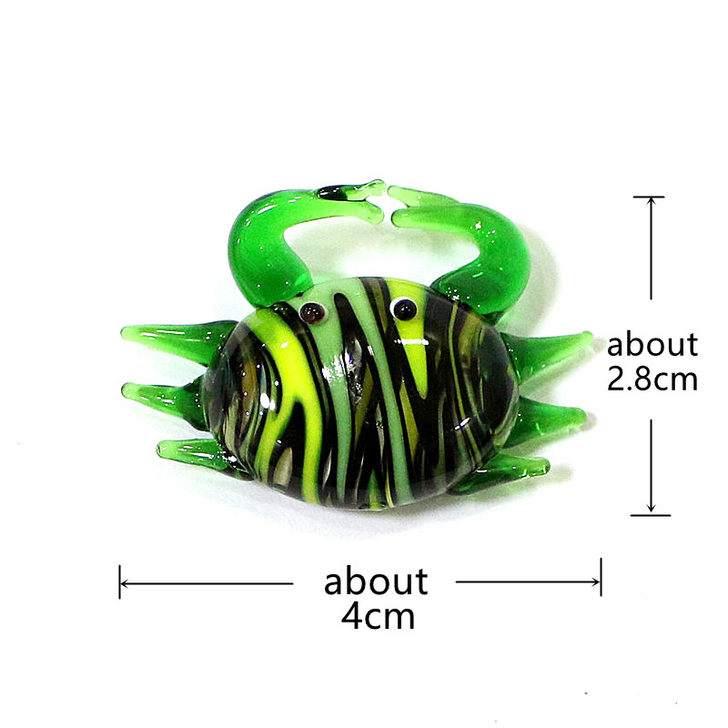 Handmade Cute Mini Glass Crab  - огляд і ціна Marine Aquarium Home