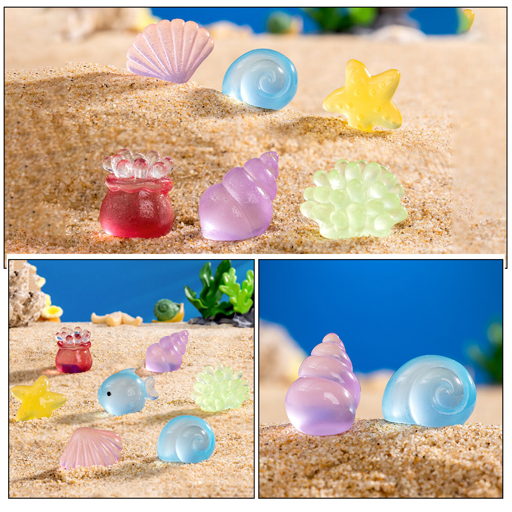 8Pcs Resin Marine Animal Decor - огляд і ціна Marine Aquarium Home
