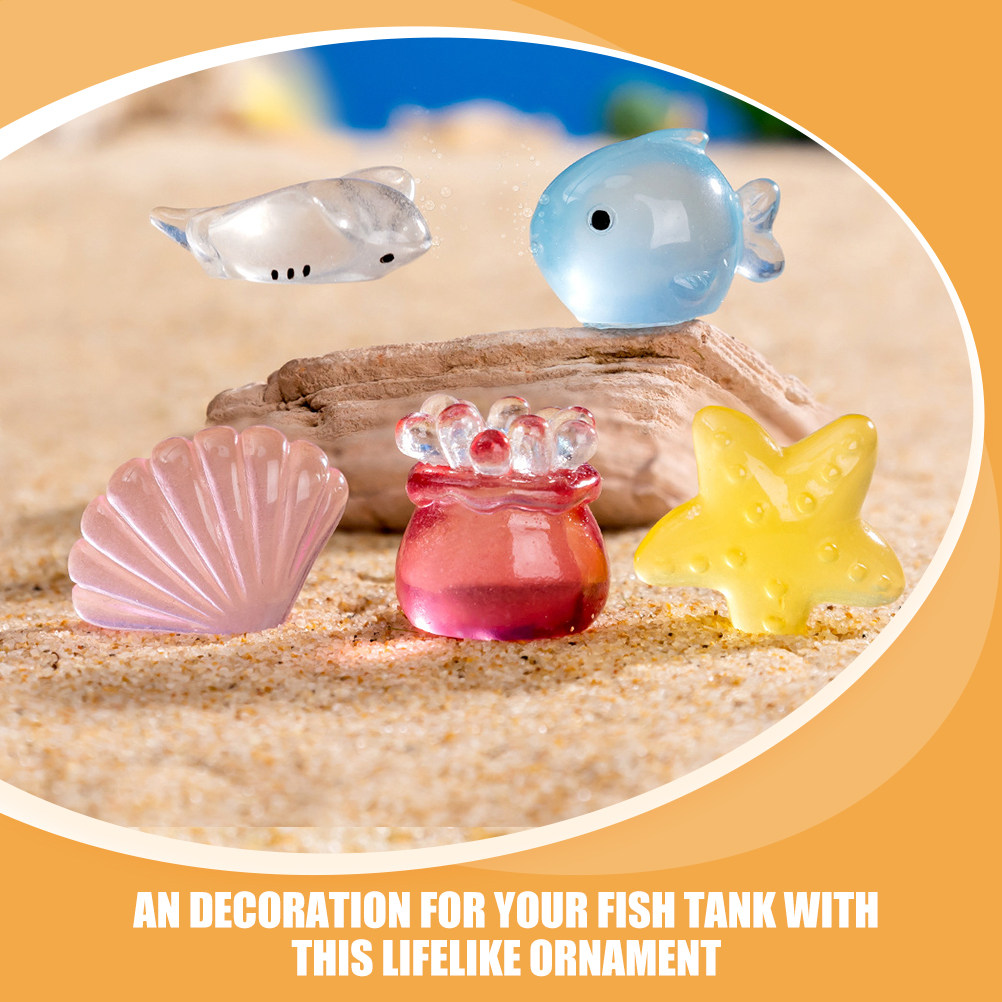 8Pcs Resin Marine Animal Decor - огляд і ціна Marine Aquarium Home