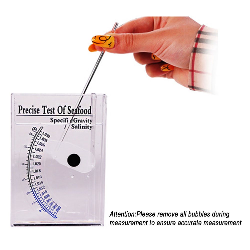 Salinity Meter Seawater Aquacu - огляд і ціна Marine Aquarium Hydrometer