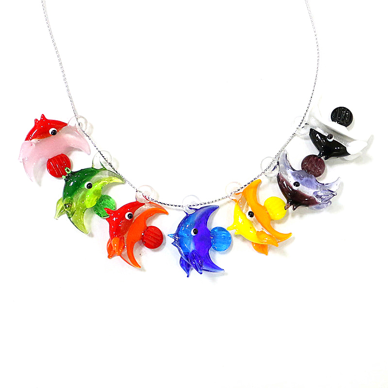 2pcs Mini Fish Glass Pendant C - огляд і ціна Aquarium Marine Fishes