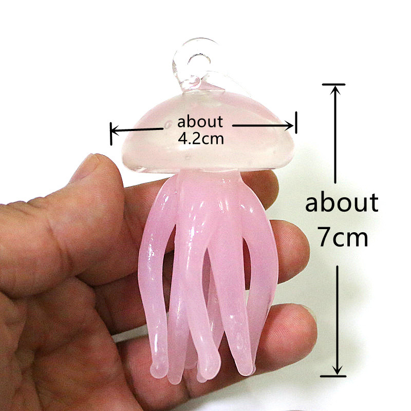 Pink Jellyfish Glass Pendant C - огляд і ціна Marine Aquarium Home