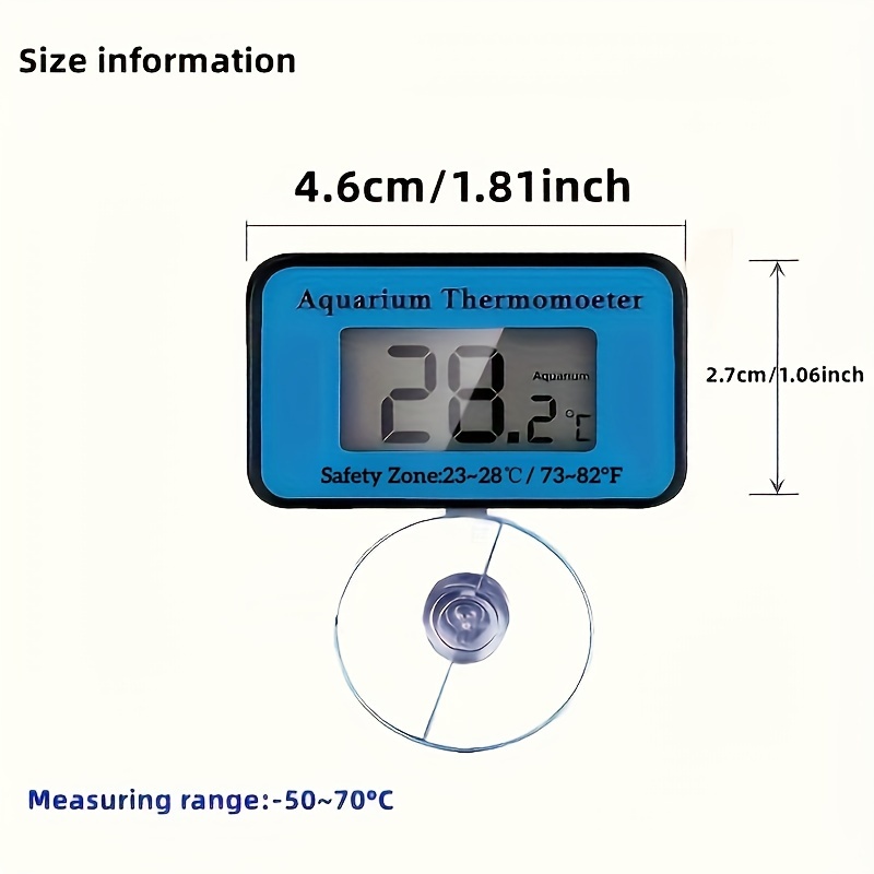 LCD Digital Aquarium Thermomet - огляд і ціна Marine Aquarium Hydrometer
