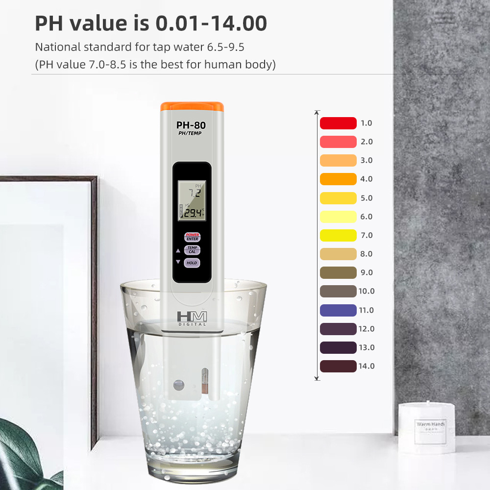 Digital PH Meter HM PH-80 PH T - огляд і ціна Marine Aquarium Hydrometer